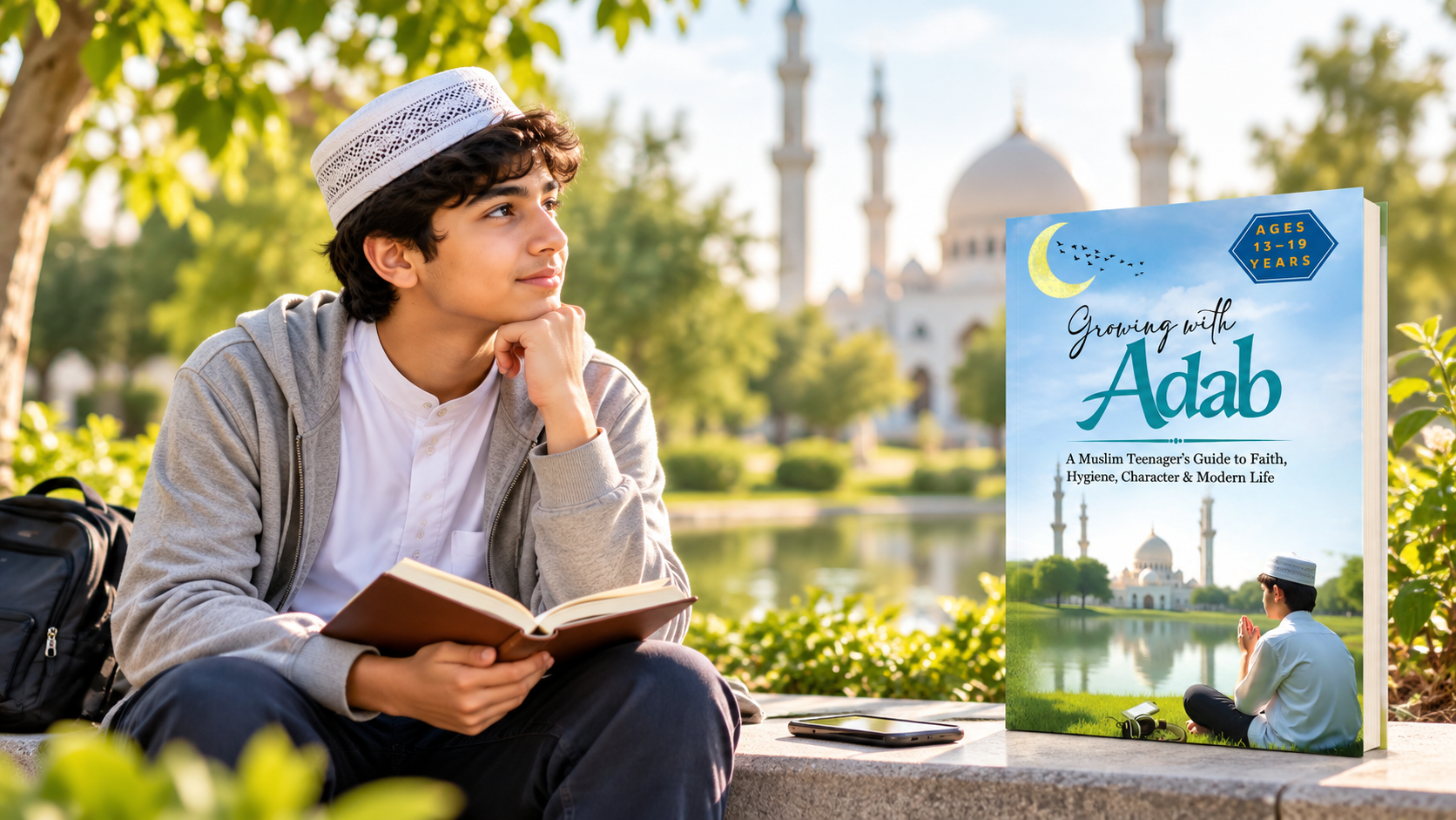 Growing With Adab: A Muslim Teen Guide to Faith, Identity, Social Media and Real Life