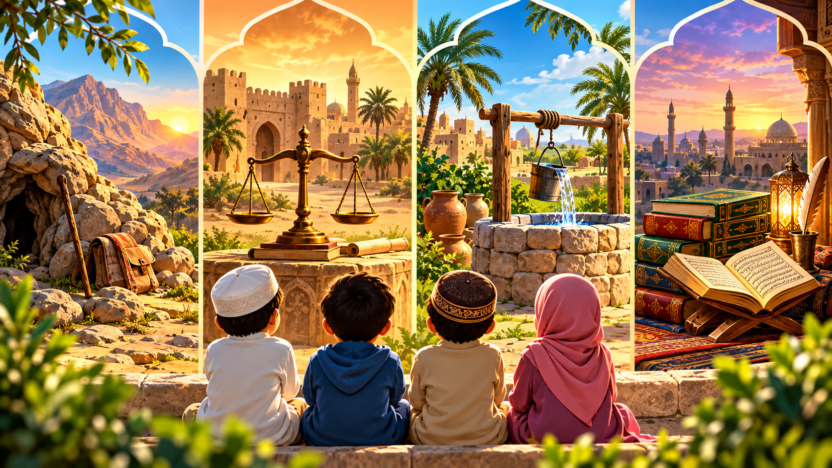 4 Rightly Guided Caliphs: Life Lessons Every Child Can Learn